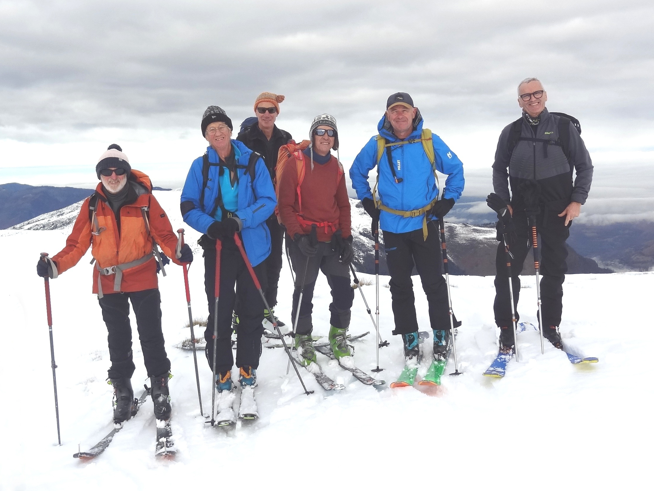 Pic Barran Descente vers cabane de Litouese Pic du Mont 06 12 2025 10